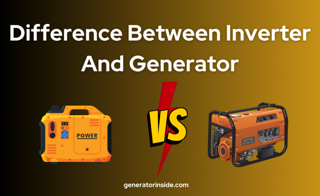 Difference Between Inverter And Generator